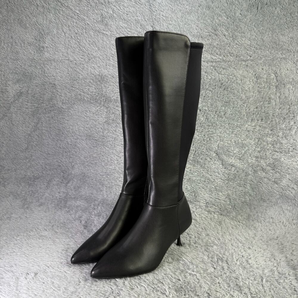 Kenneth Cole Reaction Blossom 50 50 Kitten Heel Knee-High Boots Women's Size 6 - Picture 2 of 10
